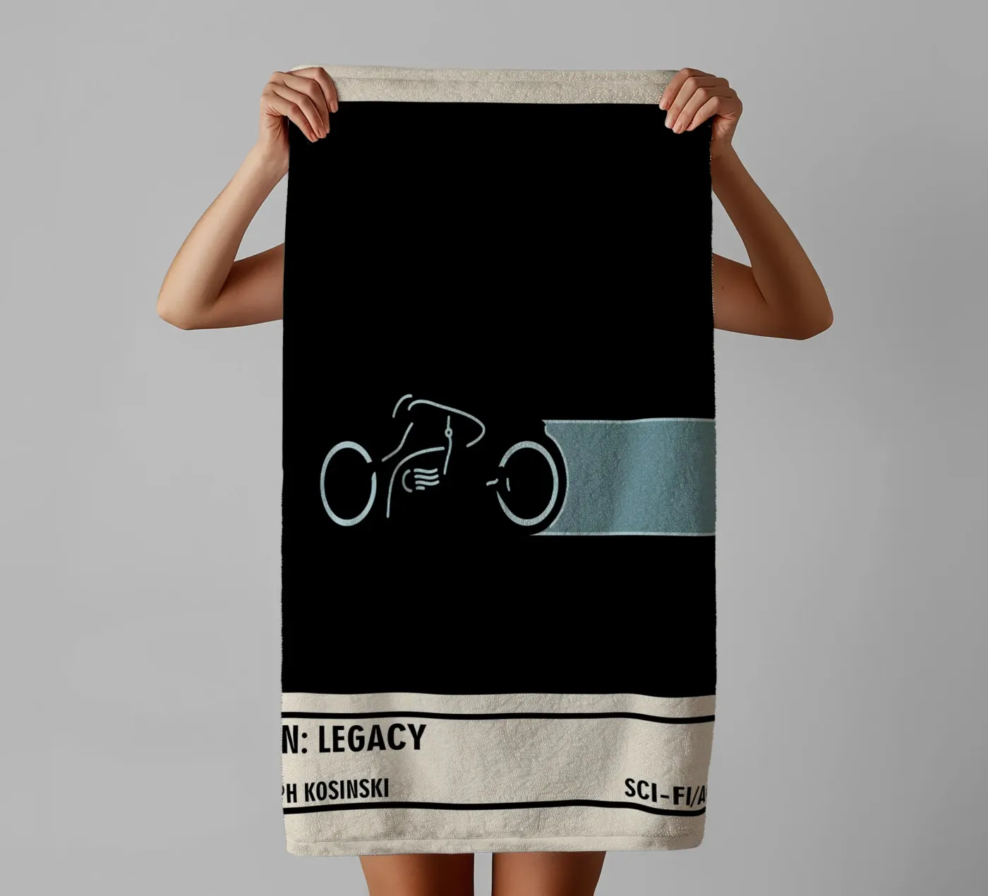 Tron Legacy badhanddoek van TheArtstudio
