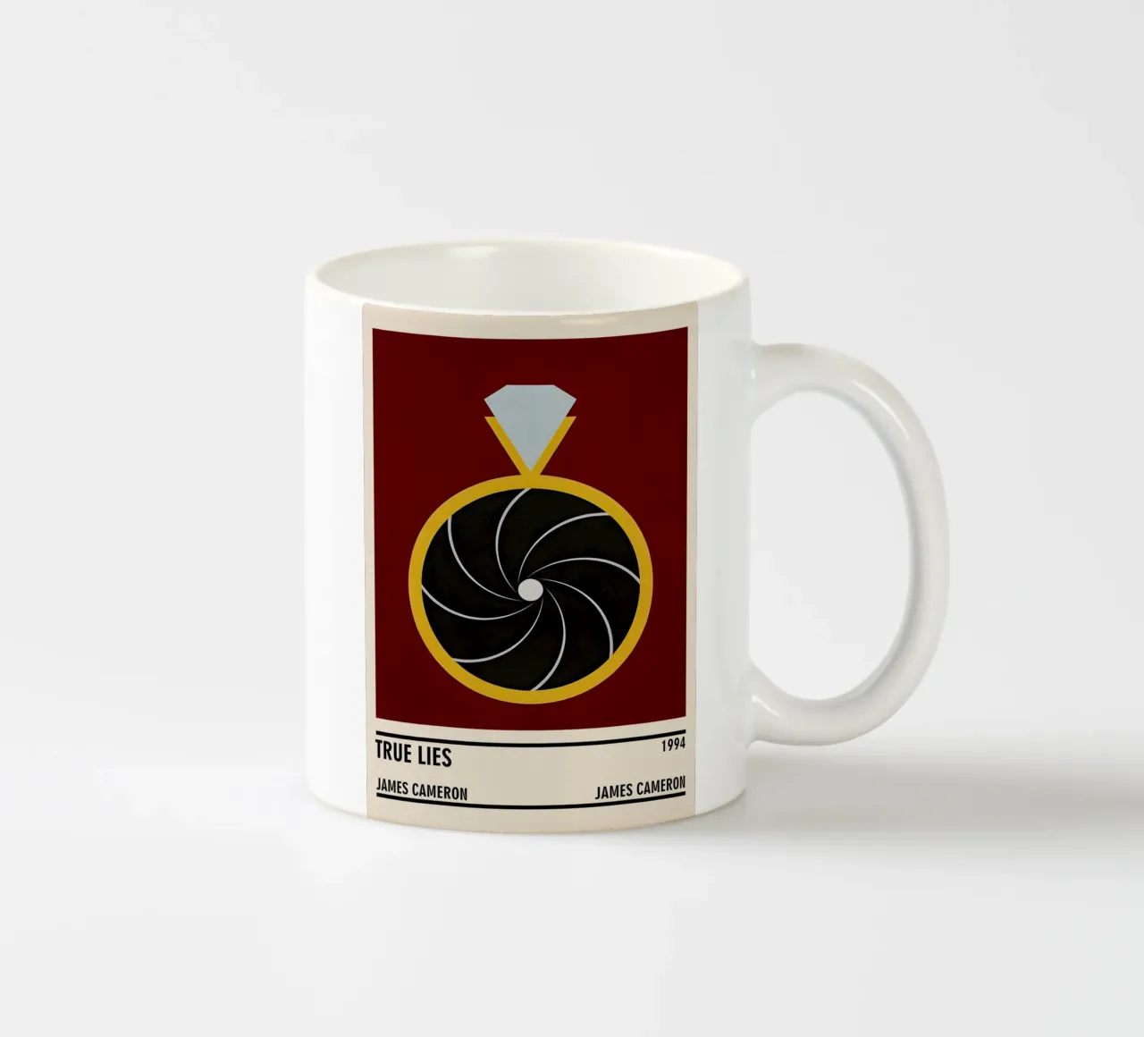 True Lies tazza in ceramica da TheArtstudio