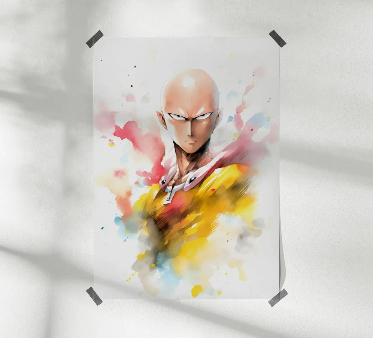 saitama One Punch Man poster da CreativeStudio