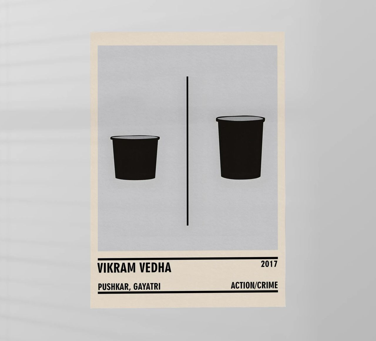 Vikram Vedha pellicola backlit da TheArtstudio