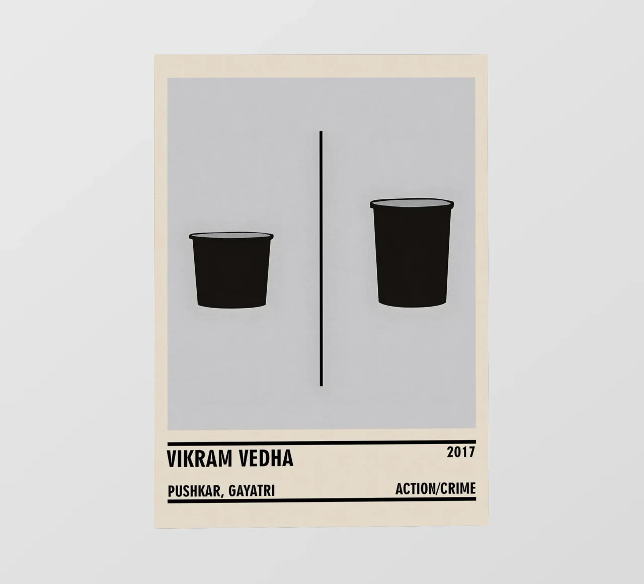 Vikram Vedha pellicola backlit da TheArtstudio
