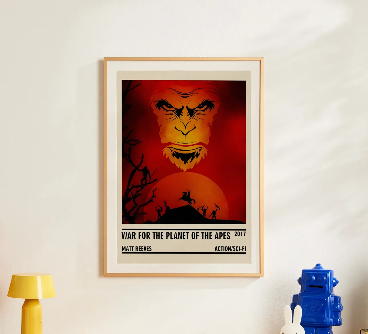 War for the Planet of the Apes carta hahnemühle da TheArtstudio