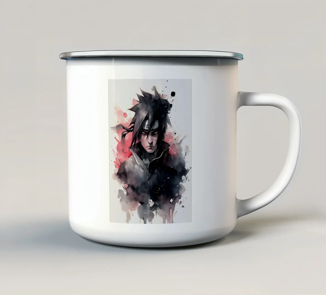 sasuke tazza in smalto da CreativeStudio