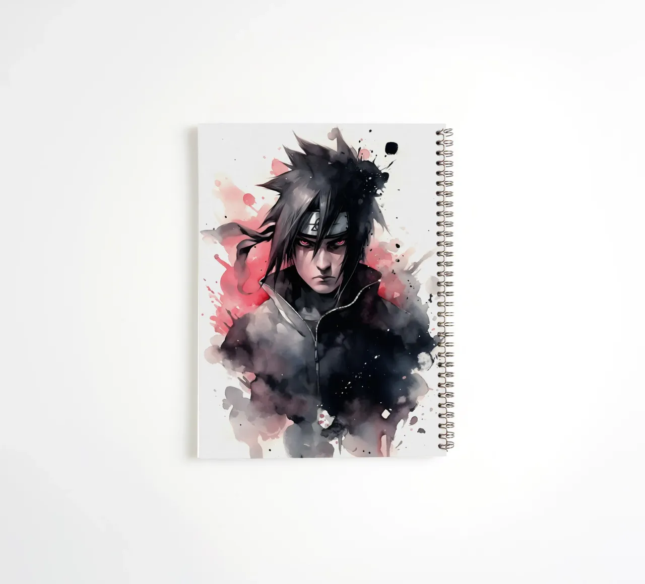 sasuke spiral notebook by CreativeStudio