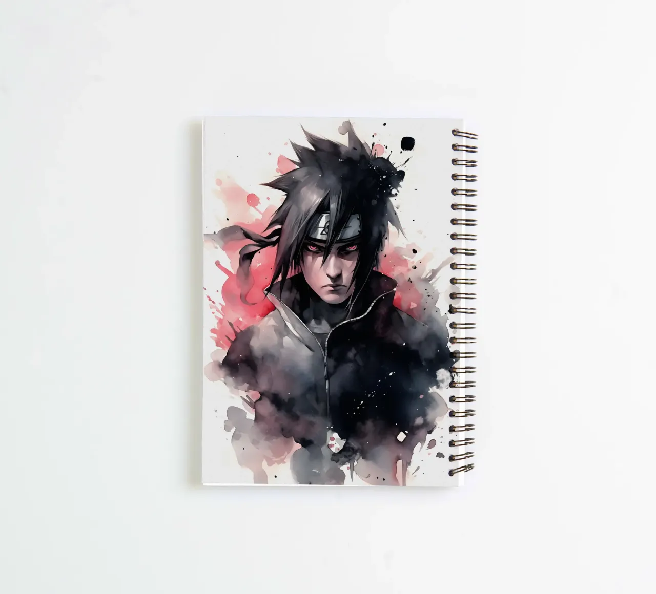 sasuke spiral notebook by CreativeStudio
