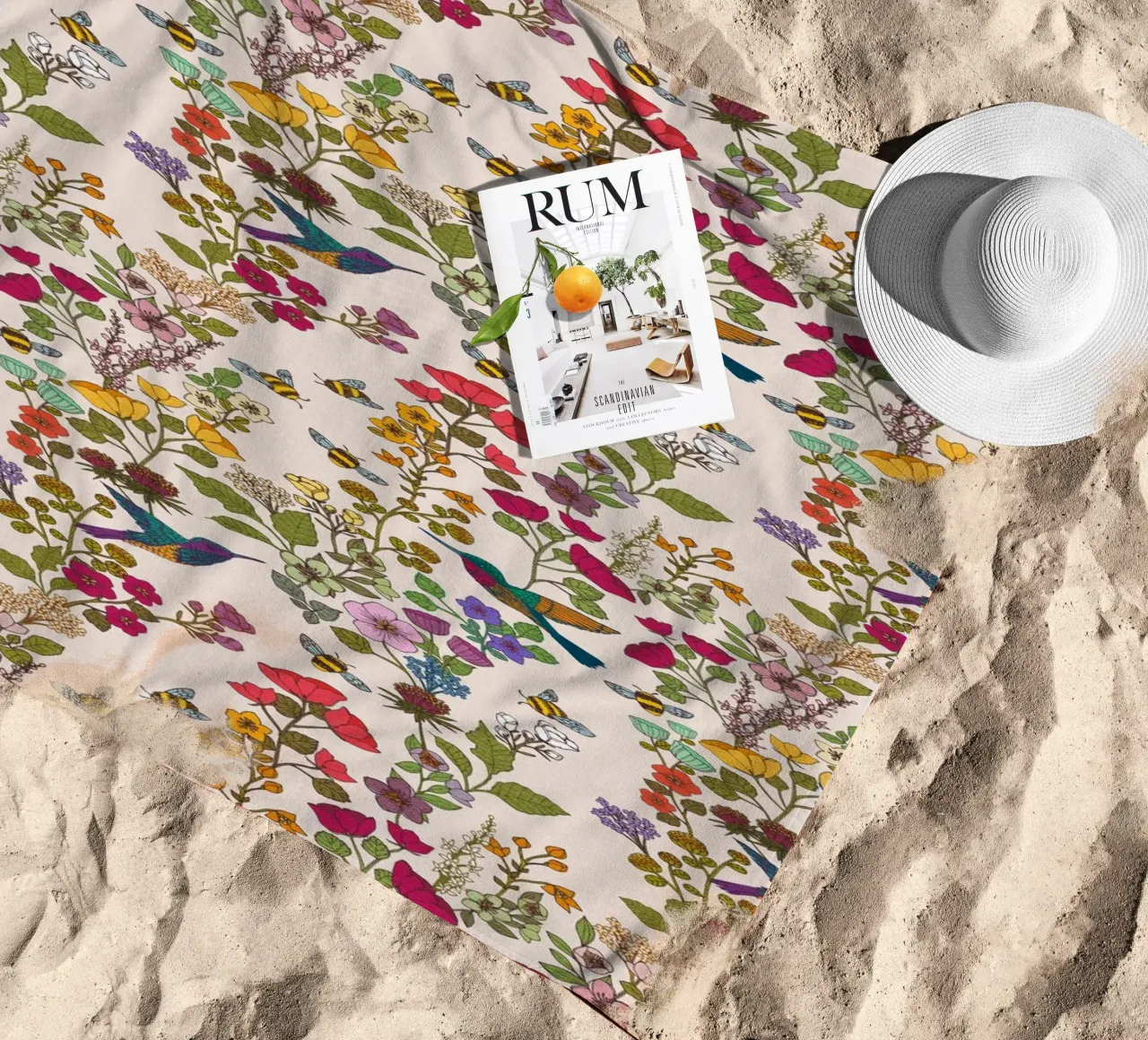 Cecilia Mok - Crema di colibrì e api telo mare da The Artcircle