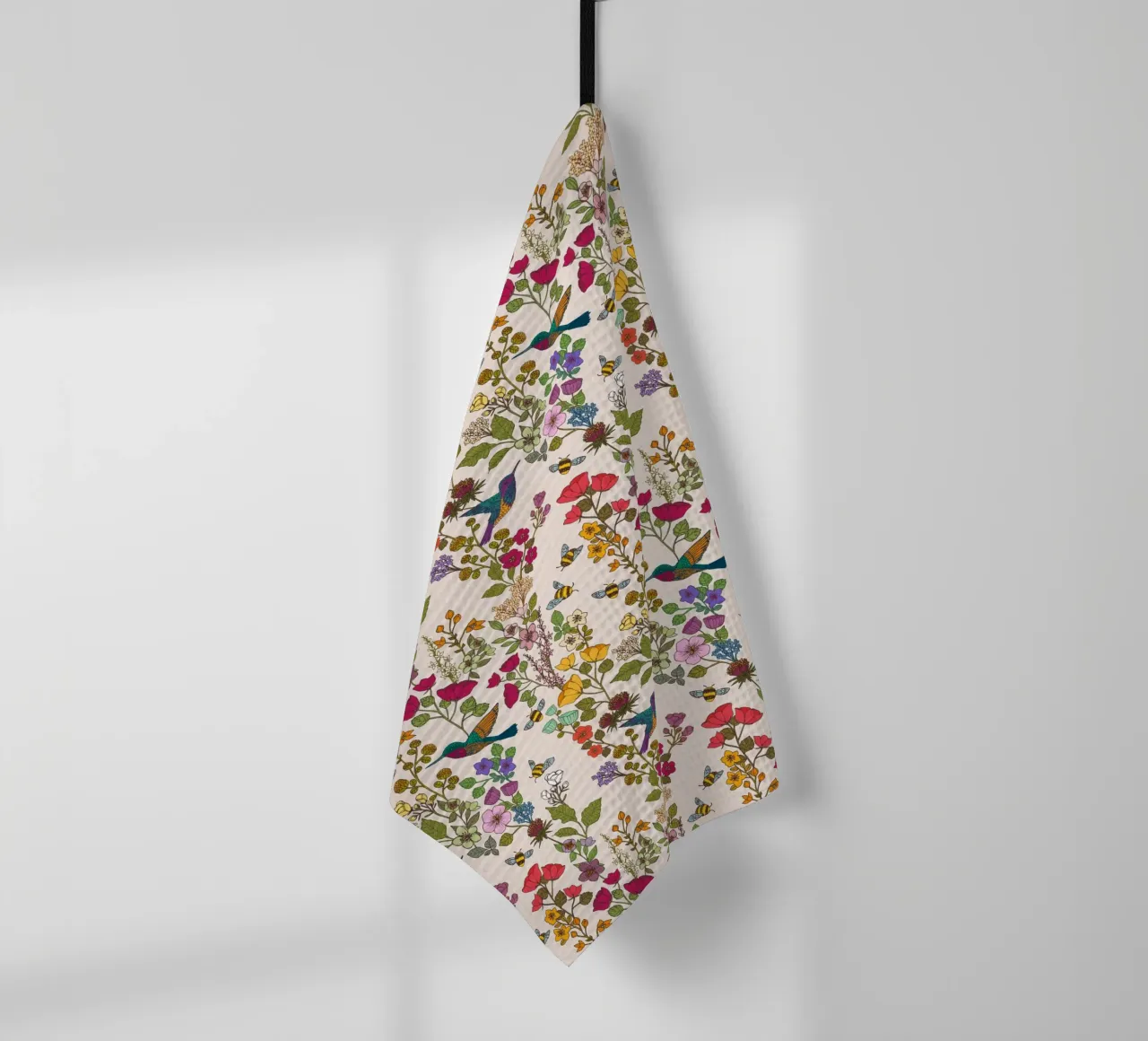 Cecilia Mok - Crema di colibrì e api canovaccio da cucina da The Artcircle