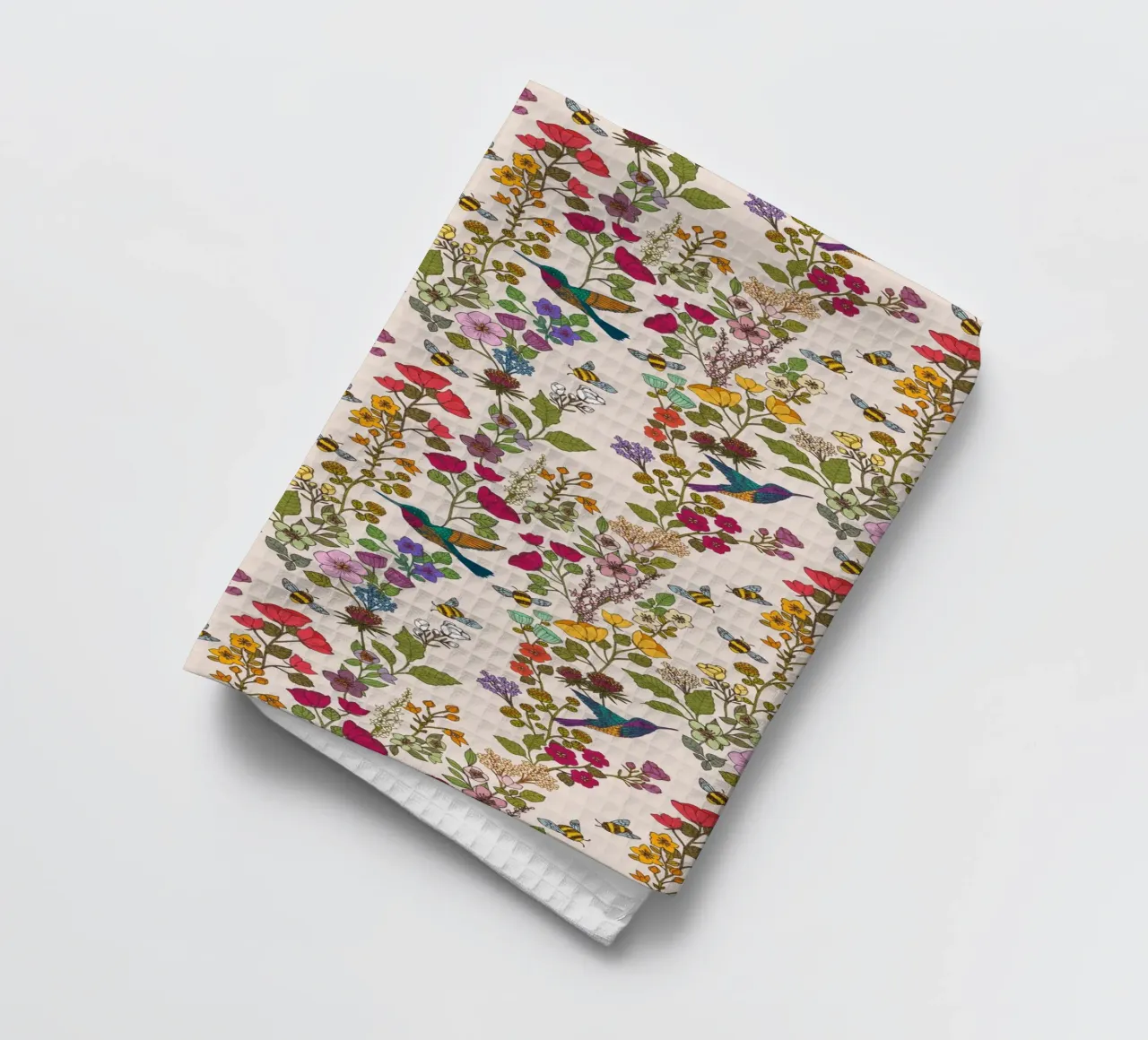 Cecilia Mok - Crema di colibrì e api canovaccio da cucina da The Artcircle