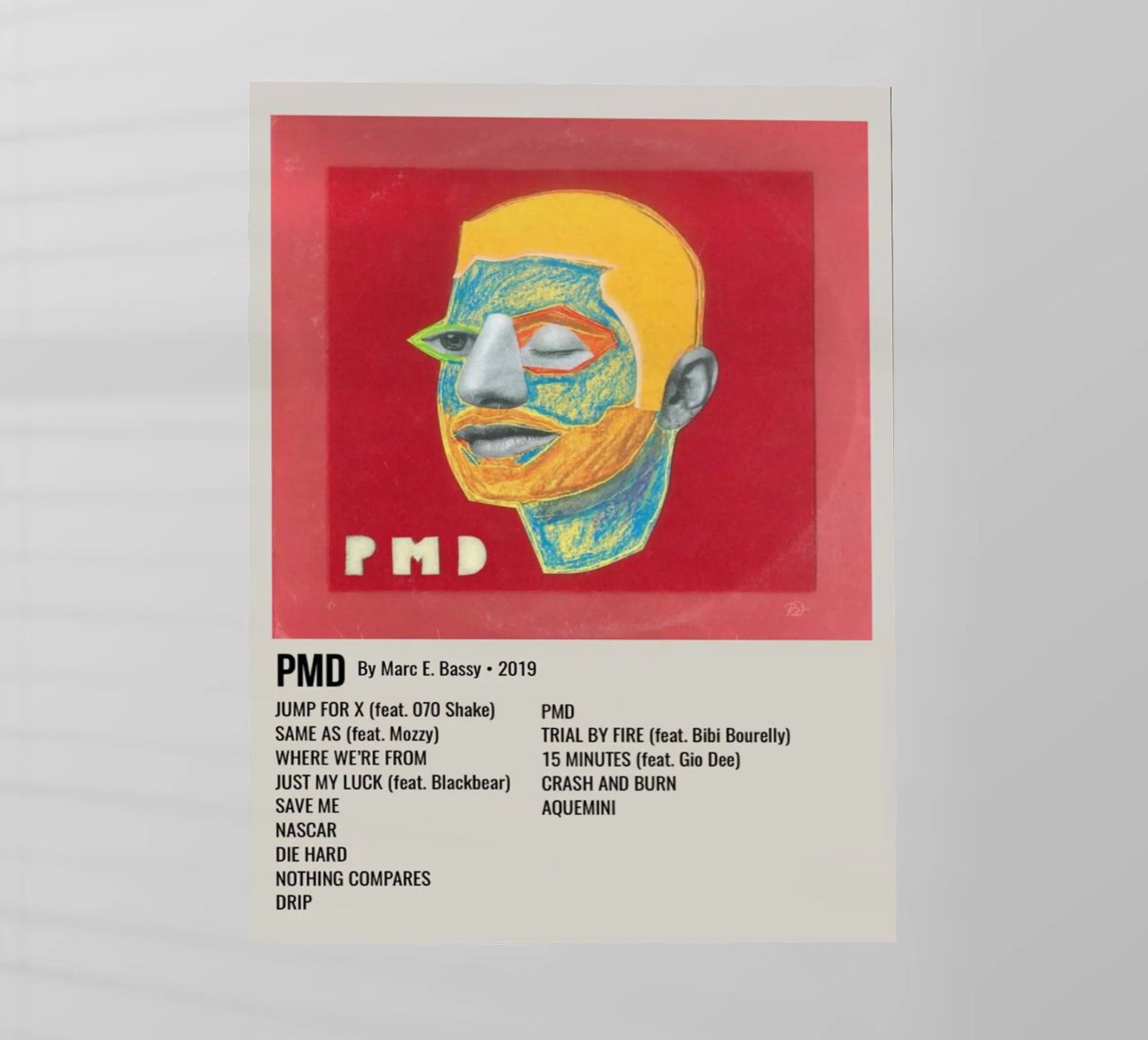 PMD By Marc E. Bassy - 2019 pellicola backlit da SoundStudio