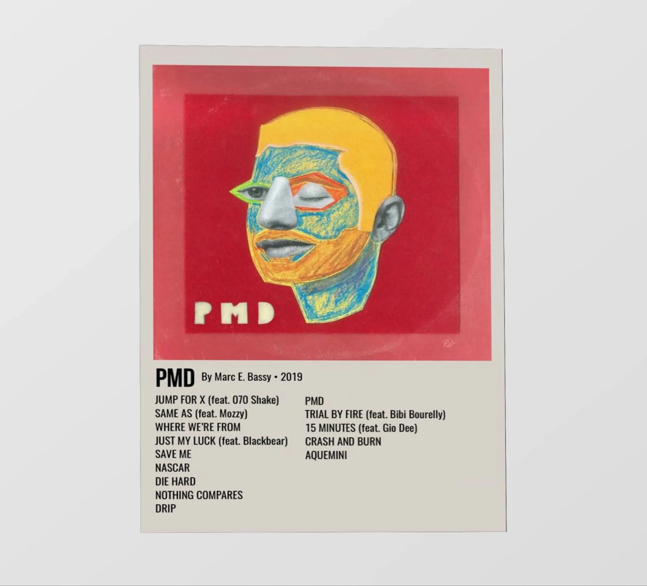PMD By Marc E. Bassy - 2019 pellicola backlit da SoundStudio