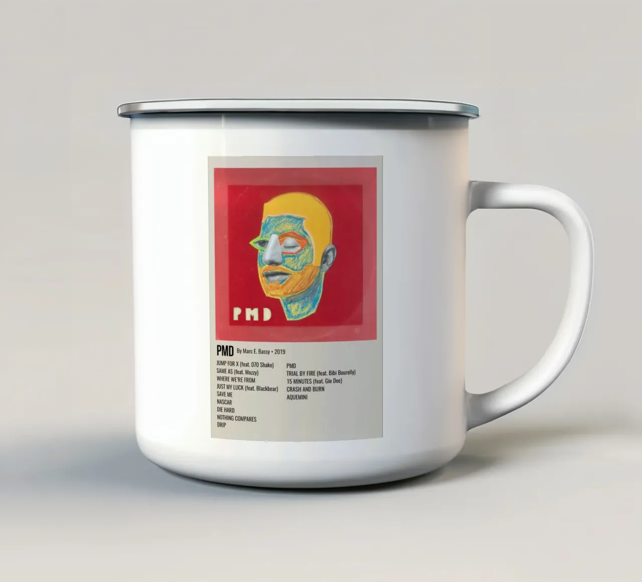 PMD By Marc E. Bassy - 2019 taza de esmalte de SoundStudio