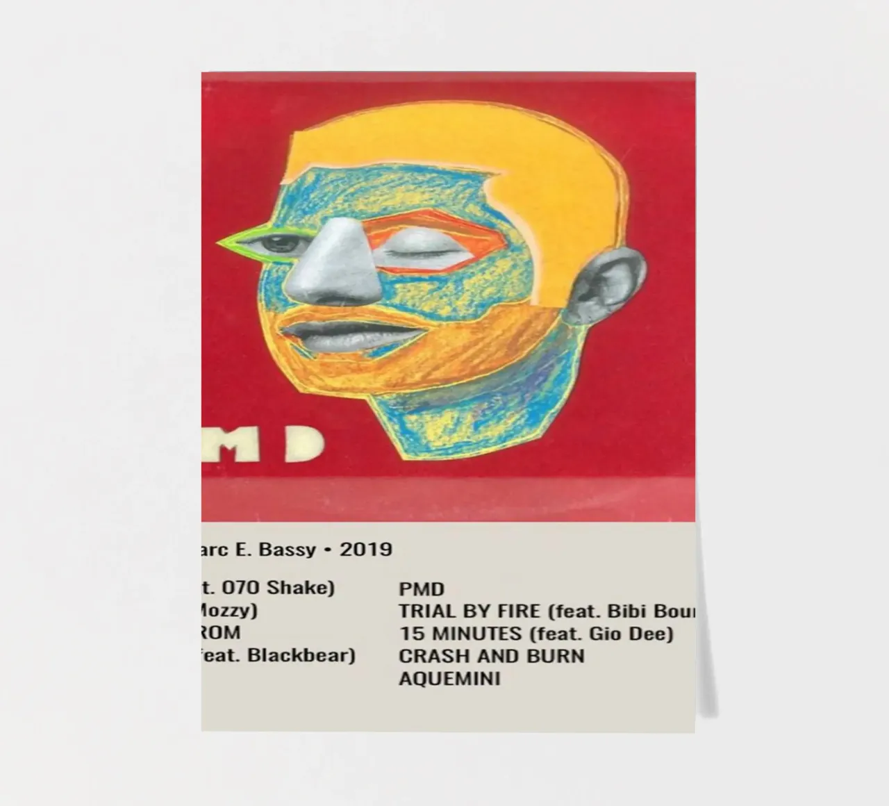 PMD By Marc E. Bassy - 2019 foglio adesivo da SoundStudio