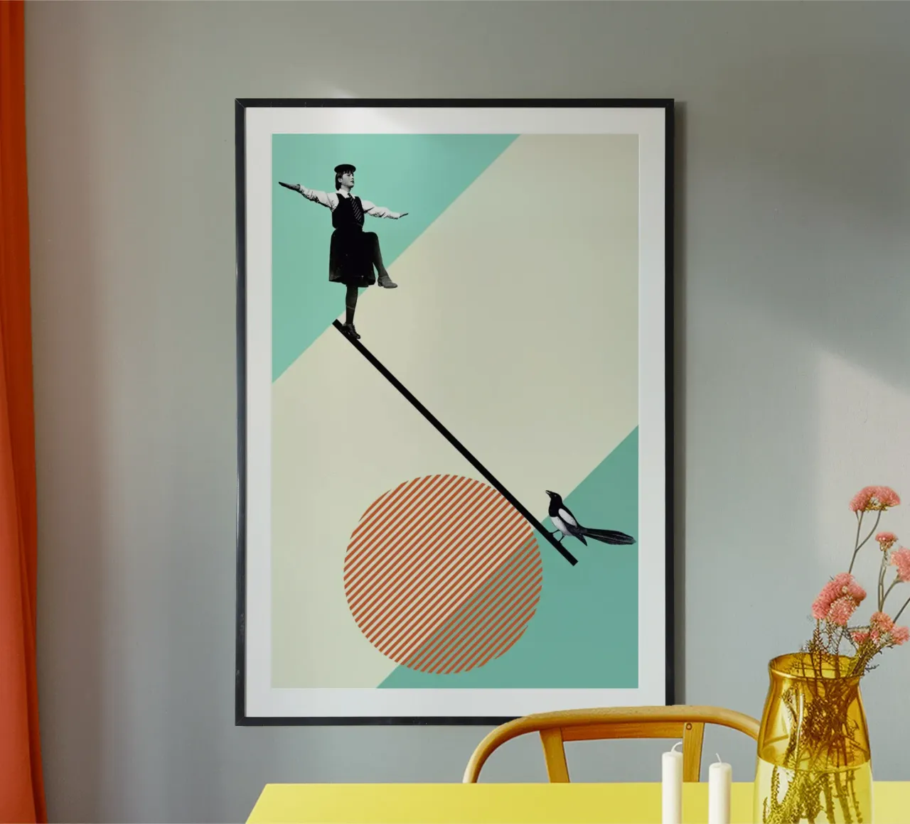 B is for Balance carta hahnemühle da Maarten Léon
