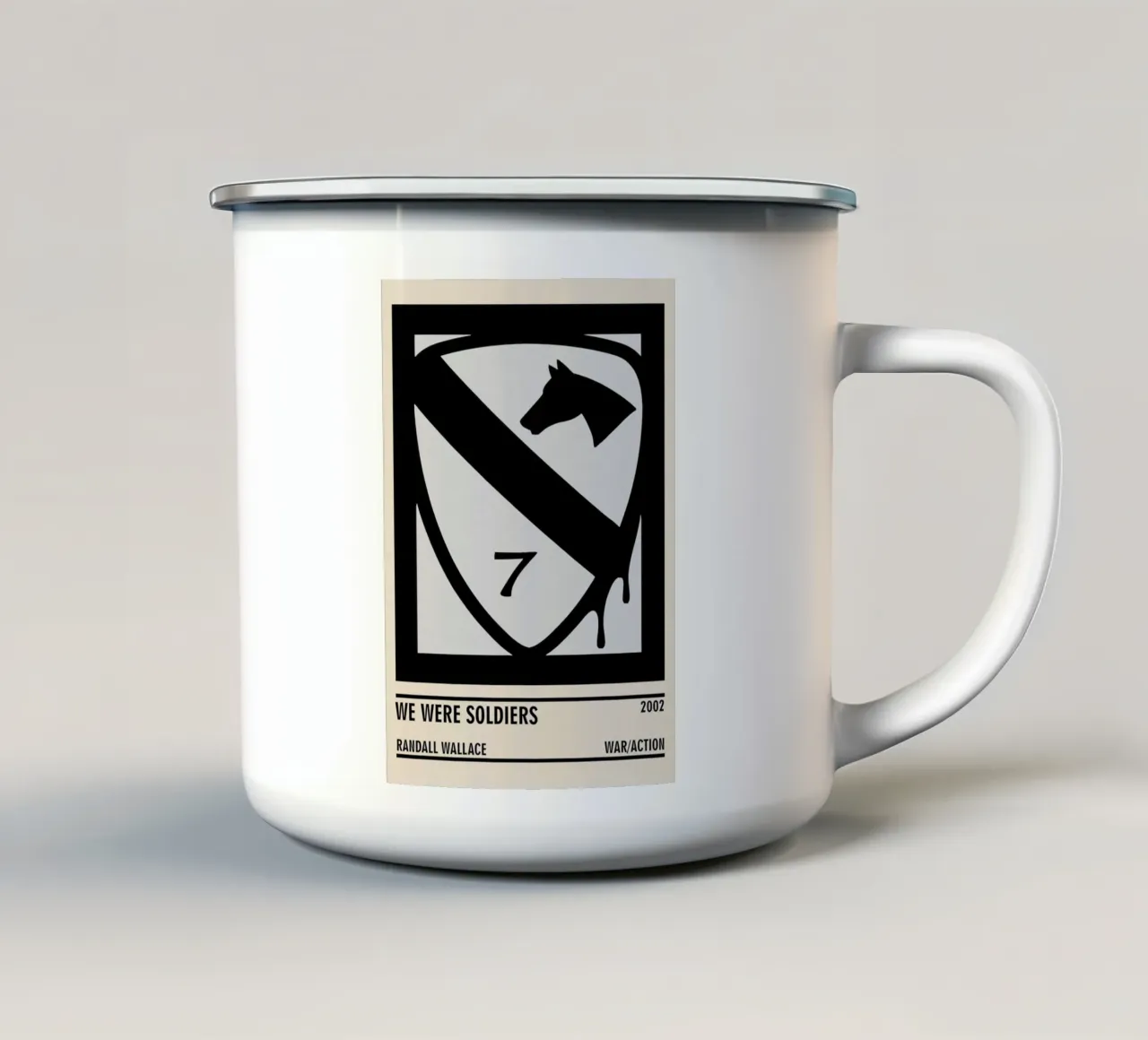 We Were Soldiers tazza in smalto da TheArtstudio