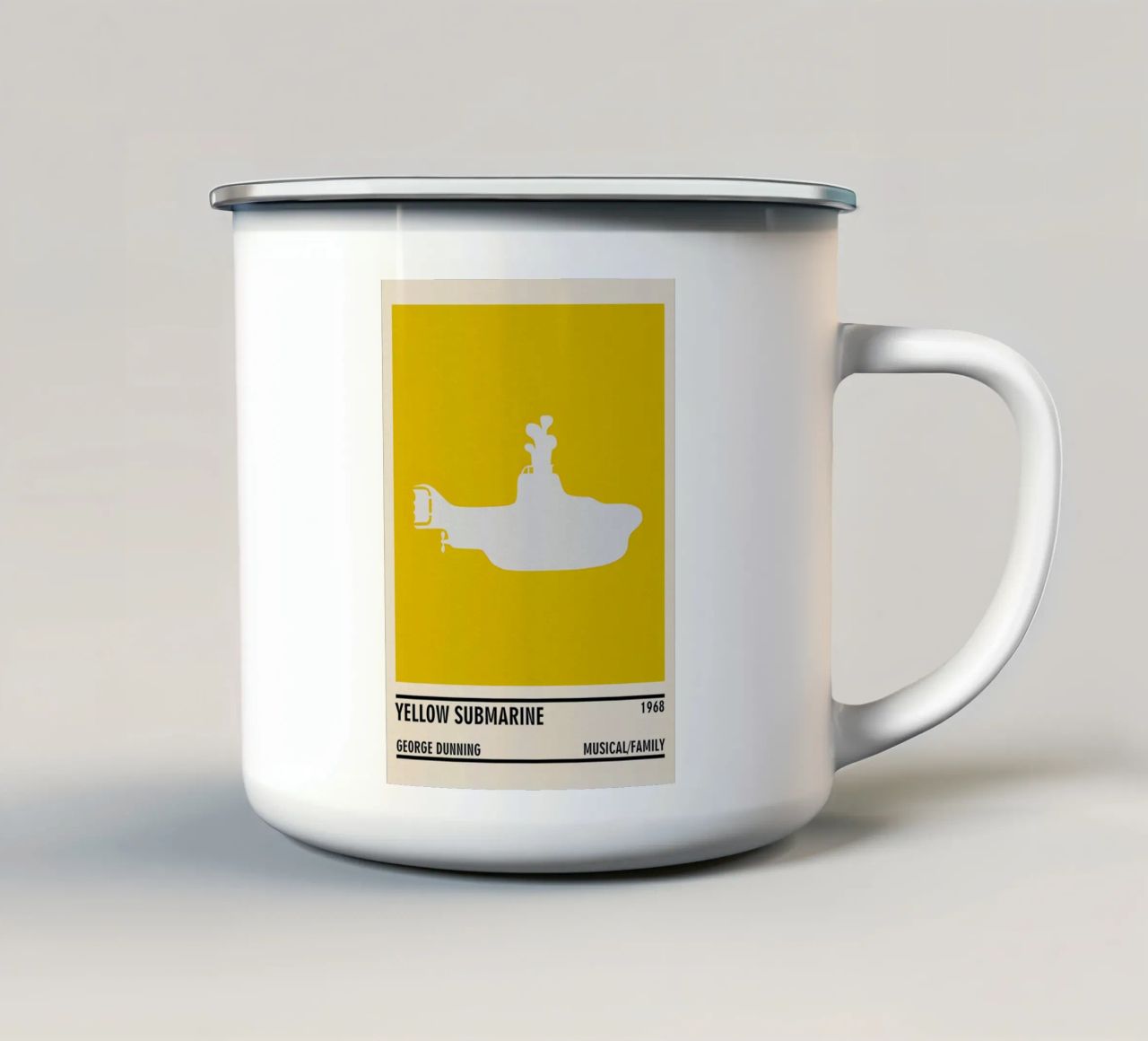Yellow Submarine tazza in smalto da TheArtstudio