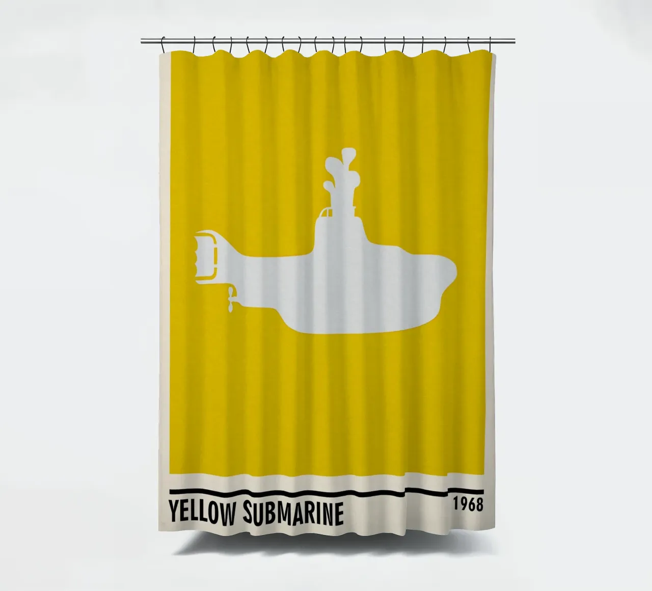 Yellow Submarine shower curtain by TheArtstudio