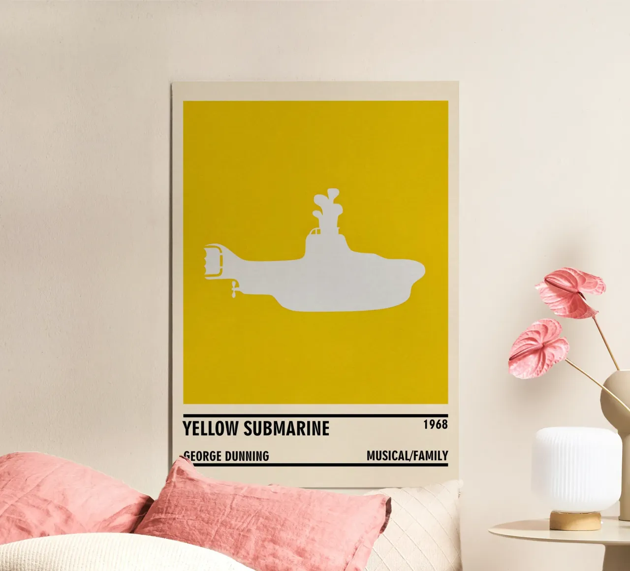 Yellow Submarine alu-dibond by TheArtstudio