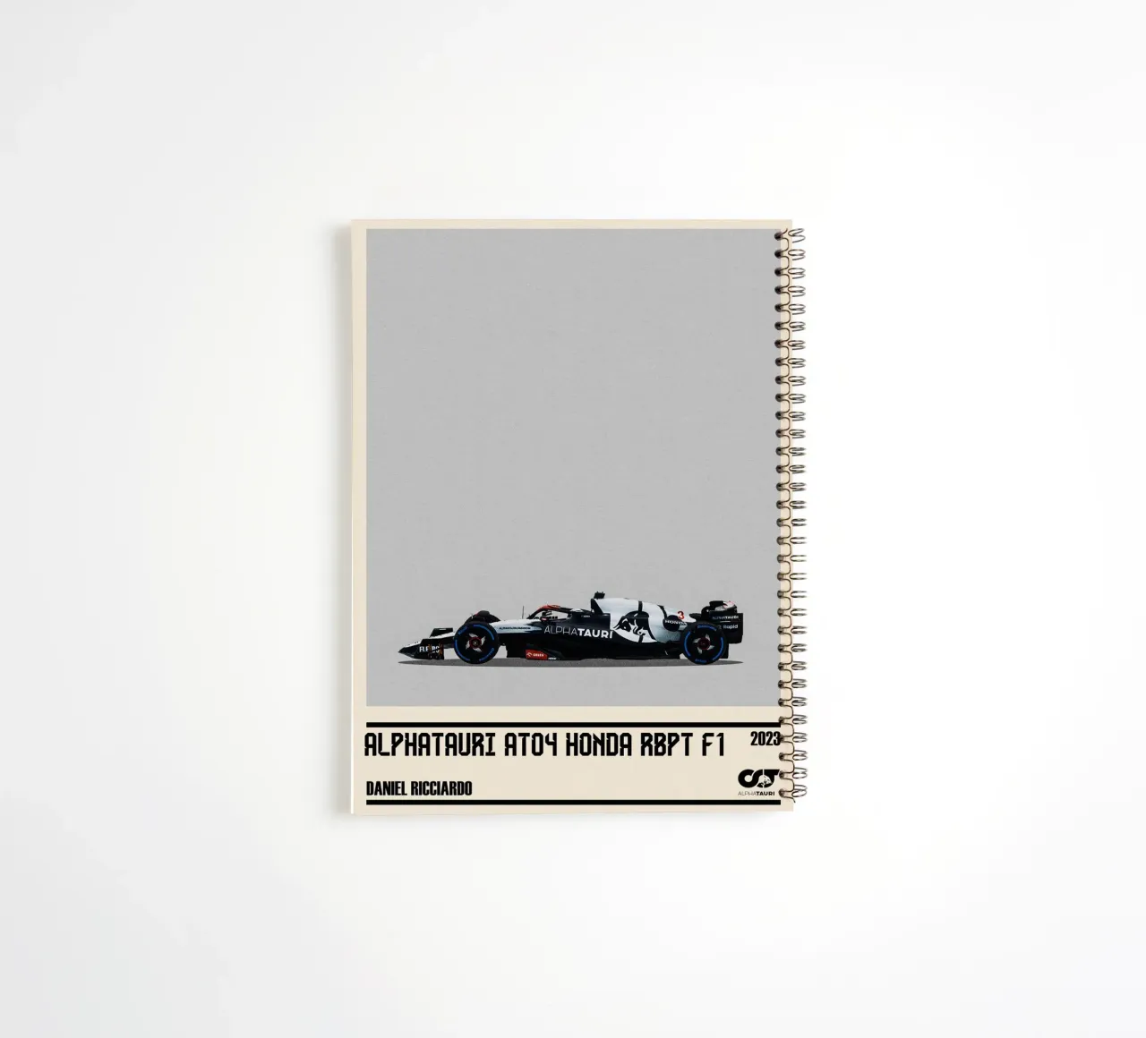 AlphaTauri AT04 Honda RBPT F1 10° Belgian GP diario ad anelli da TheArtstudio