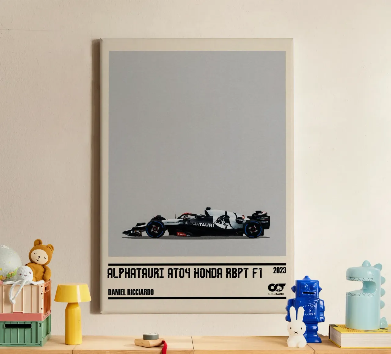 AlphaTauri AT04 Honda RBPT F1 10° Belgian GP tela da TheArtstudio