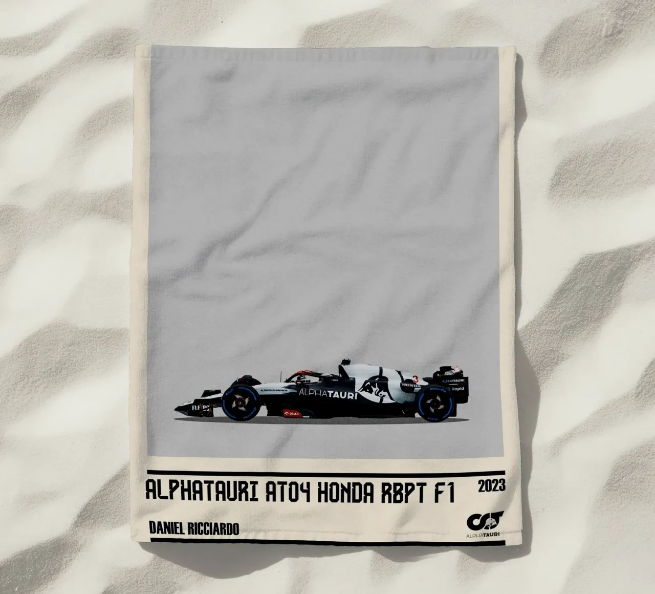 AlphaTauri AT04 Honda RBPT F1 10° Belgian GP telo mare da TheArtstudio