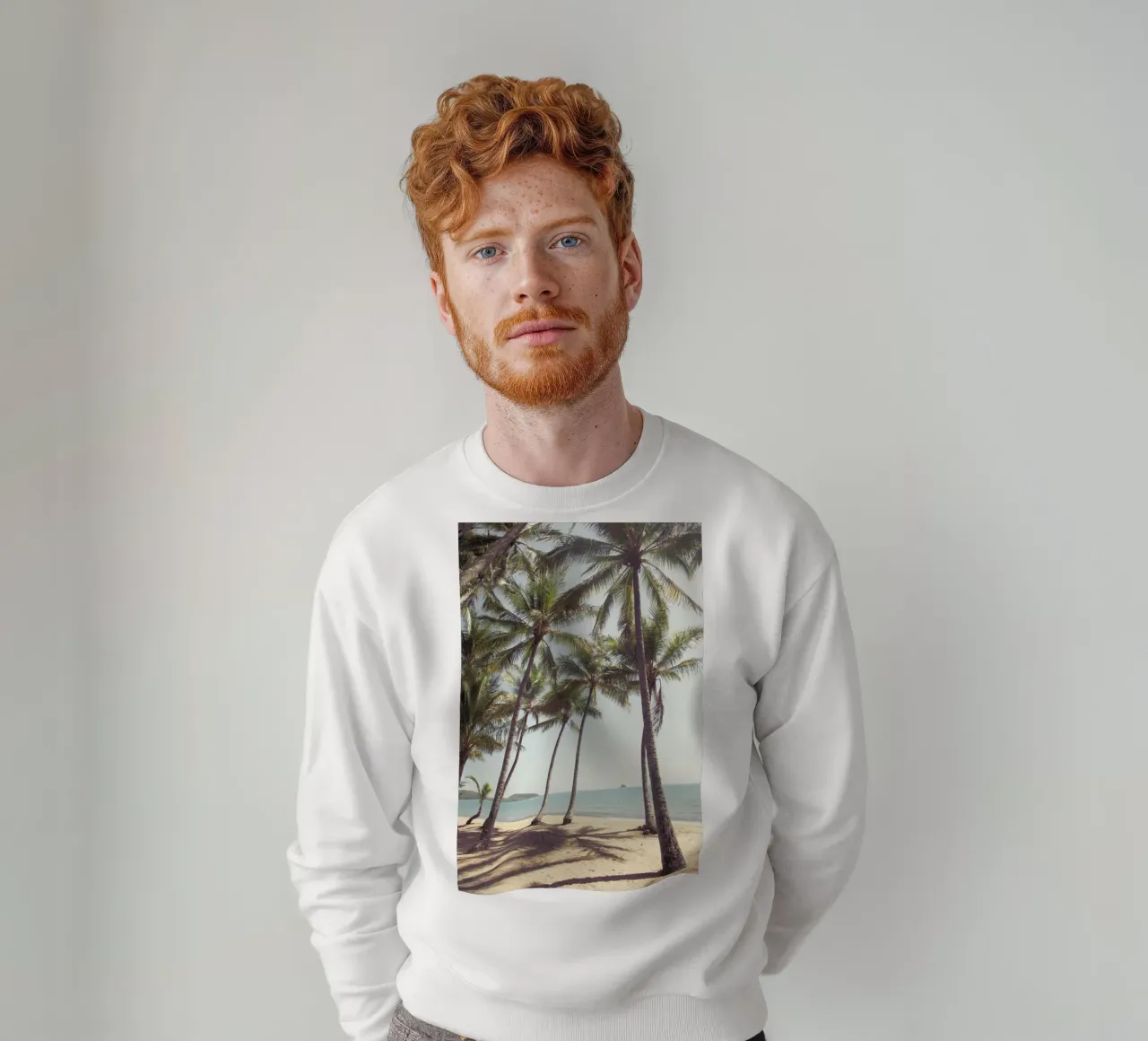 Palm Cove sweatshirt by Catherine McDonald