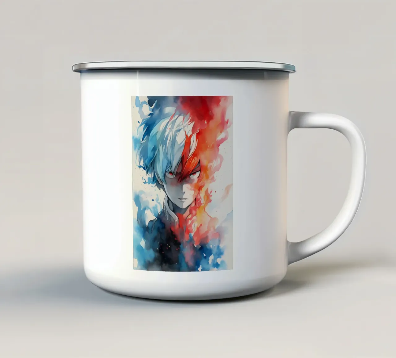 Todoroki Shouto tazza in smalto da CreativeStudio