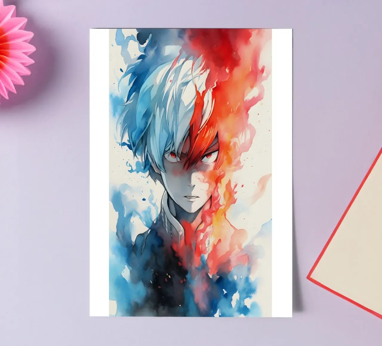 Todoroki Shouto sticker sheet by CreativeStudio