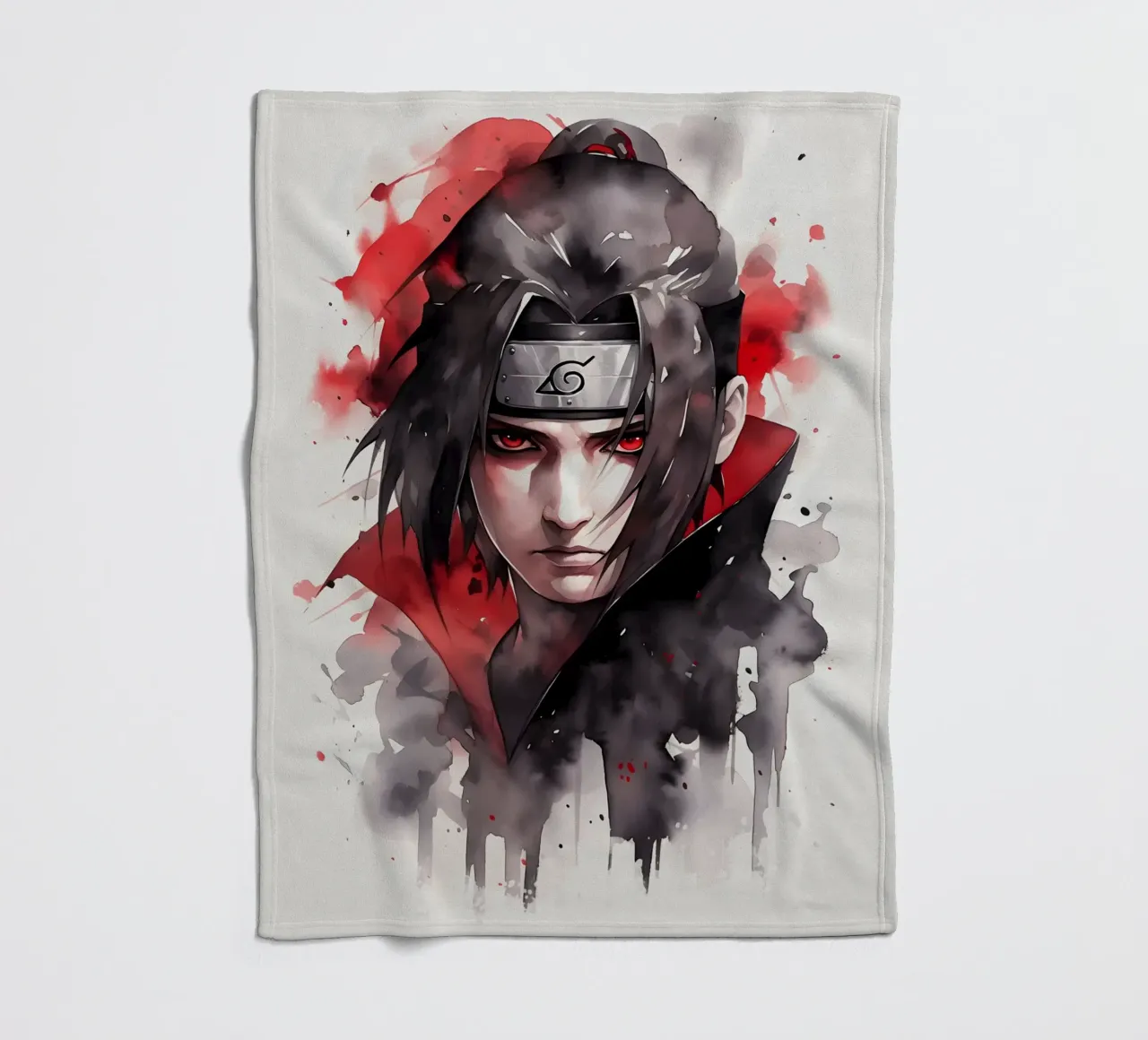 Uchiha Itachi manta de franela de CreativeStudio
