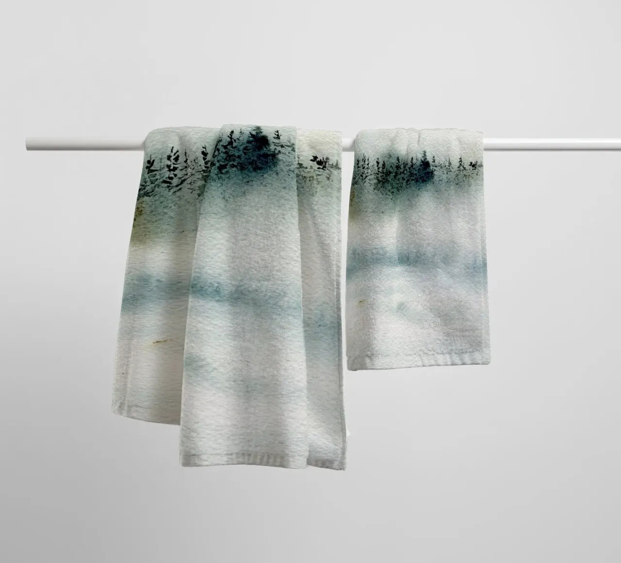 Winter Impression No 7 asciugamano da bagno da treechild