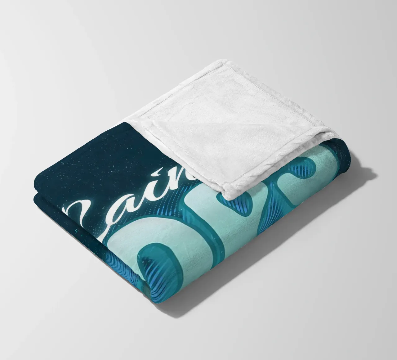 Gocce di pioggia coperta in pile da inspirational quote