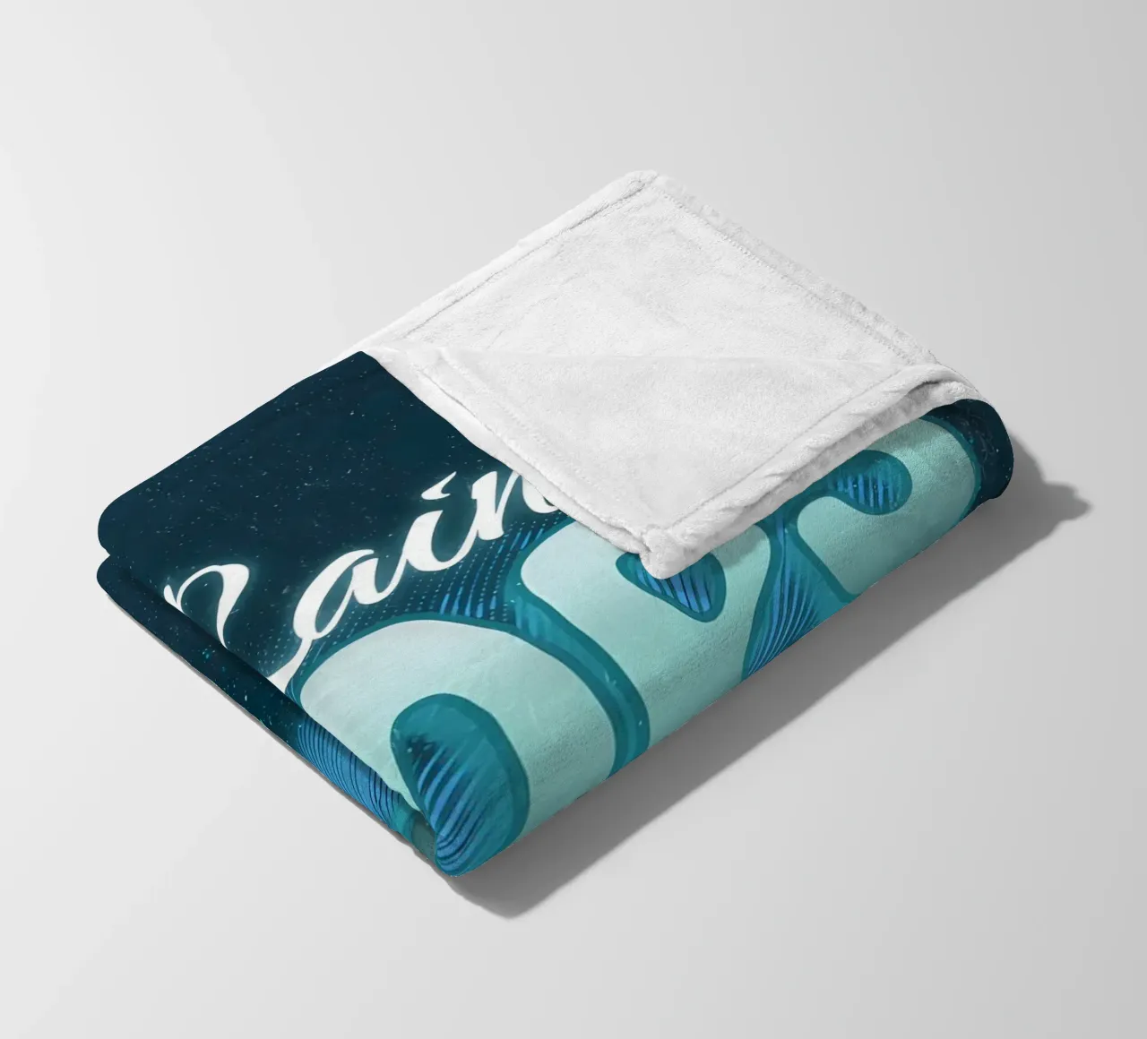 Gocce di pioggia coperta in pile da inspirational quote