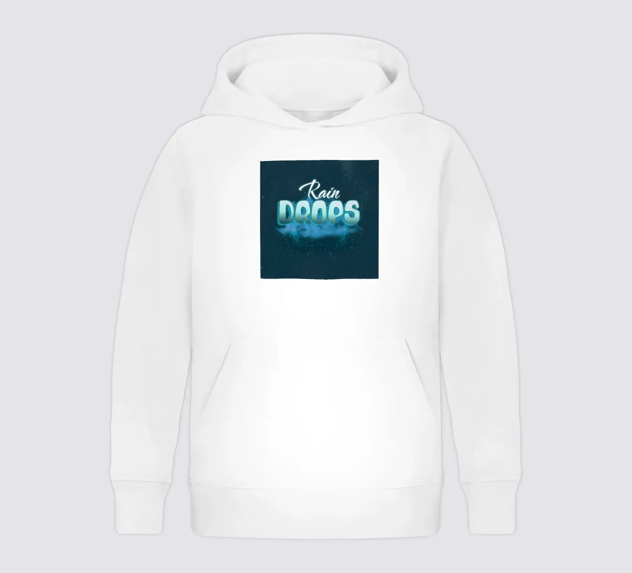 Gocce di pioggia felpa bambino con cappuccio da inspirational quote