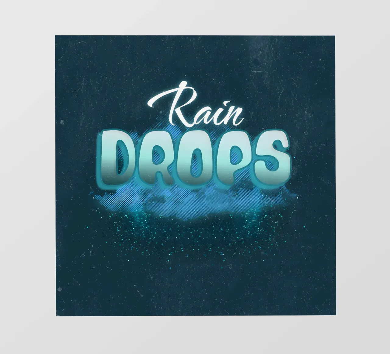 Rain Drops photo wallpaper by inspirational quote