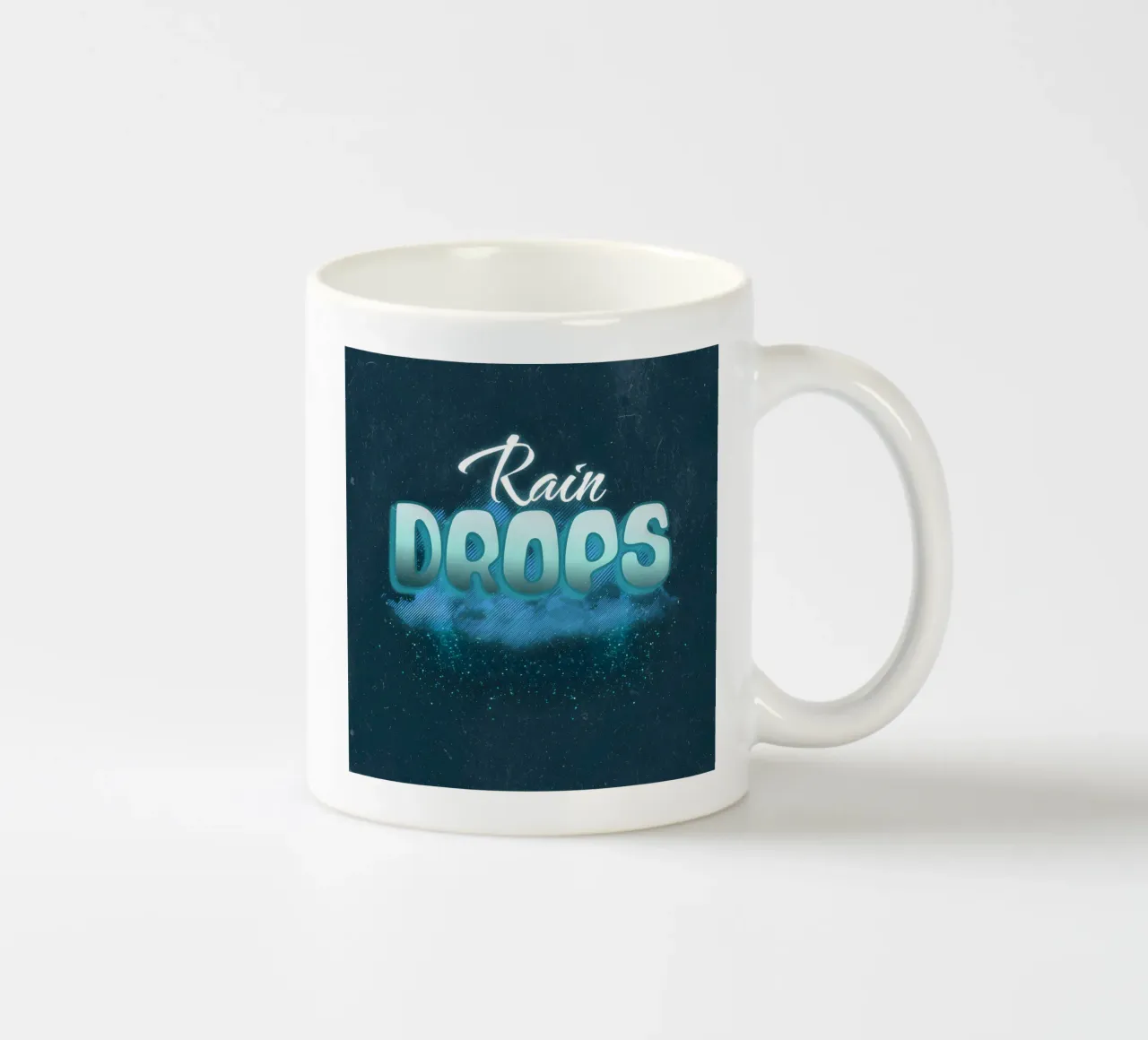 Gocce di pioggia tazza in ceramica da inspirational quote