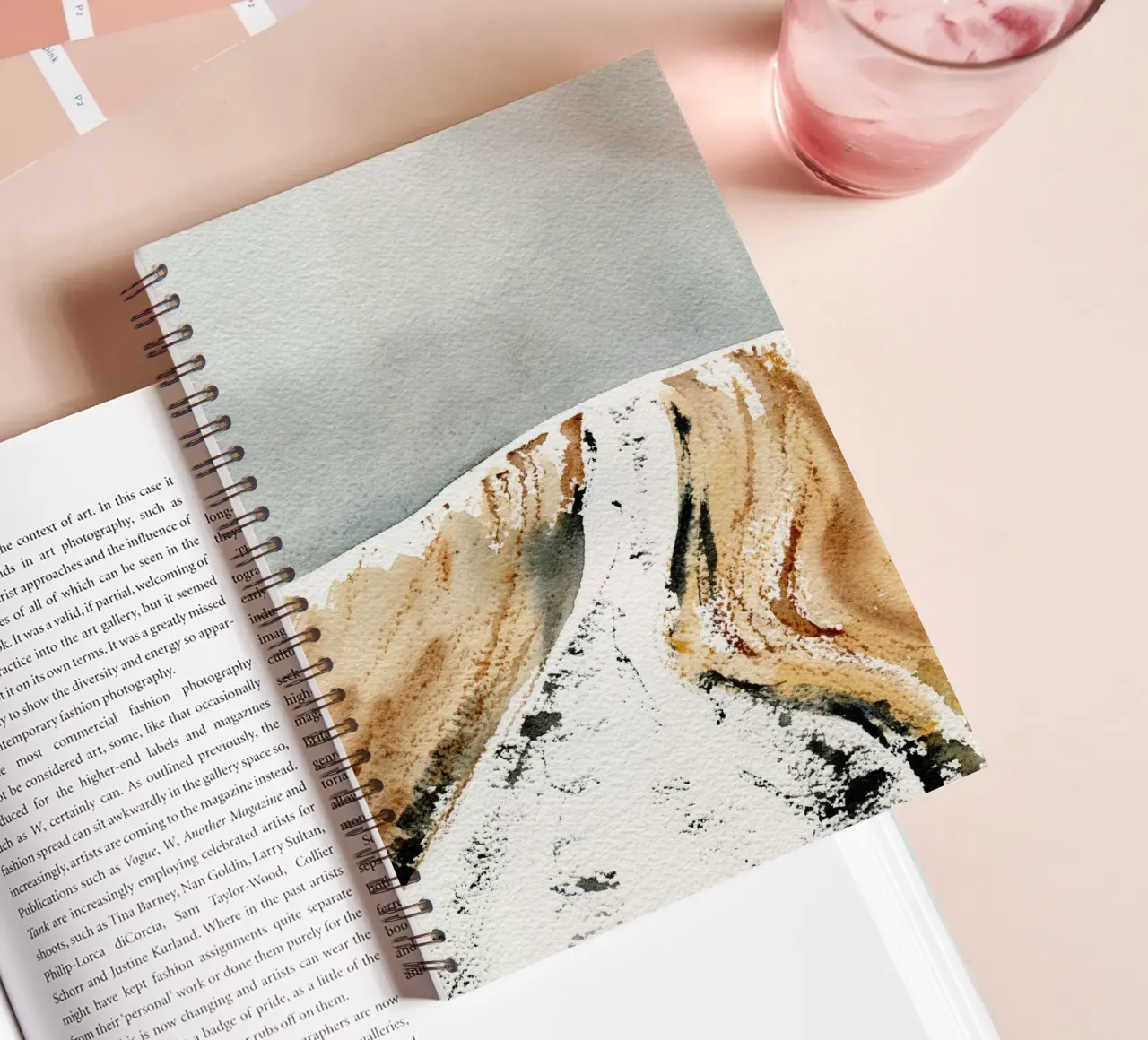 Winter Impression No 8 spiral notebook by treechild