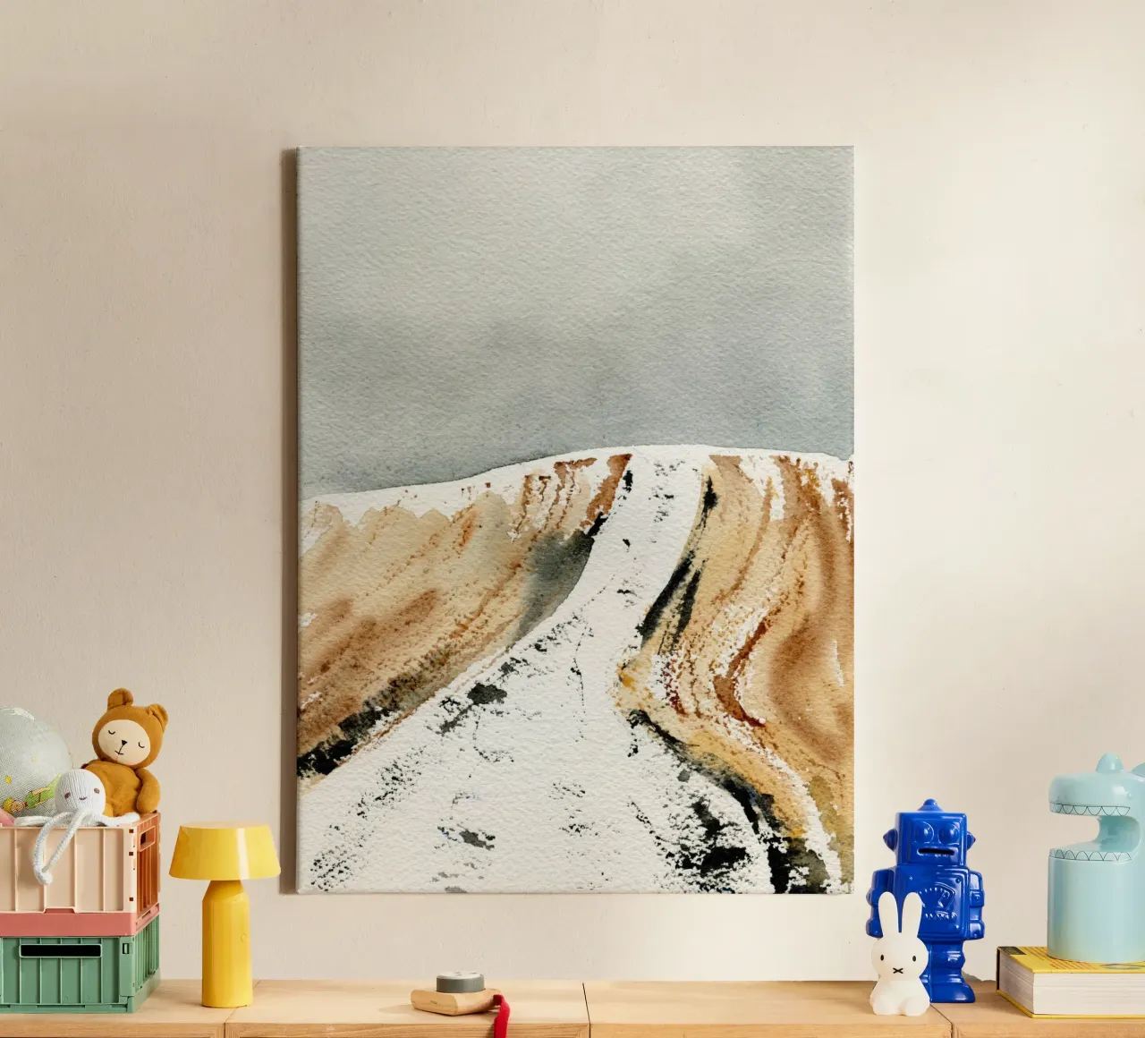 Winter Impression No 8 canvas van treechild