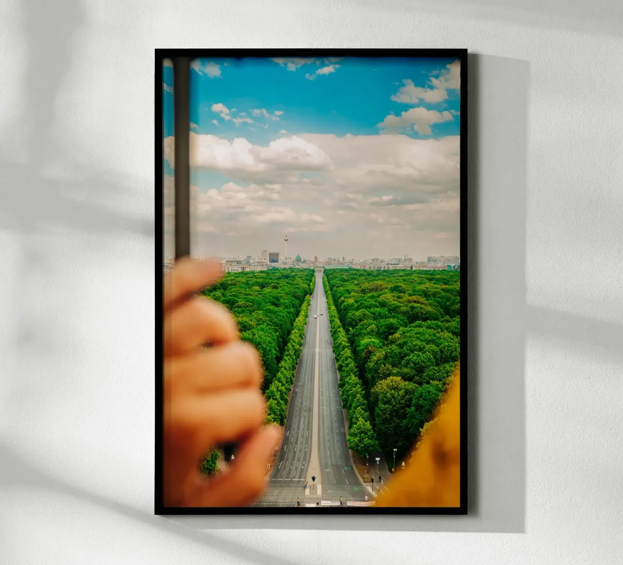 Vue de Berlin - Quartier Mitte, Tiergarten & Tour de télévision poster de Berlin Moments