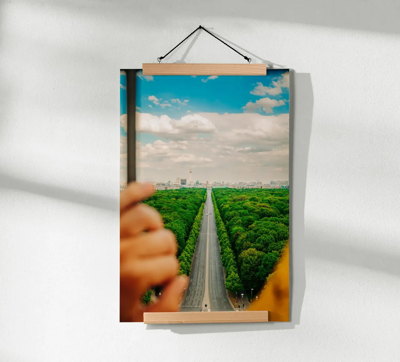 Vue de Berlin - Quartier Mitte, Tiergarten & Tour de télévision poster de Berlin Moments
