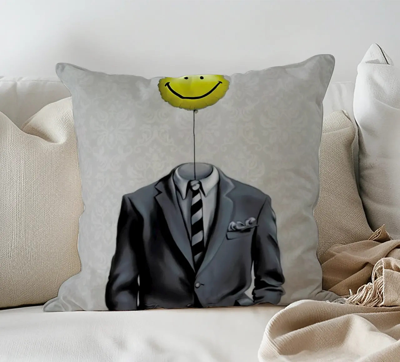 Mr Smiley cuscino da Davies Babies