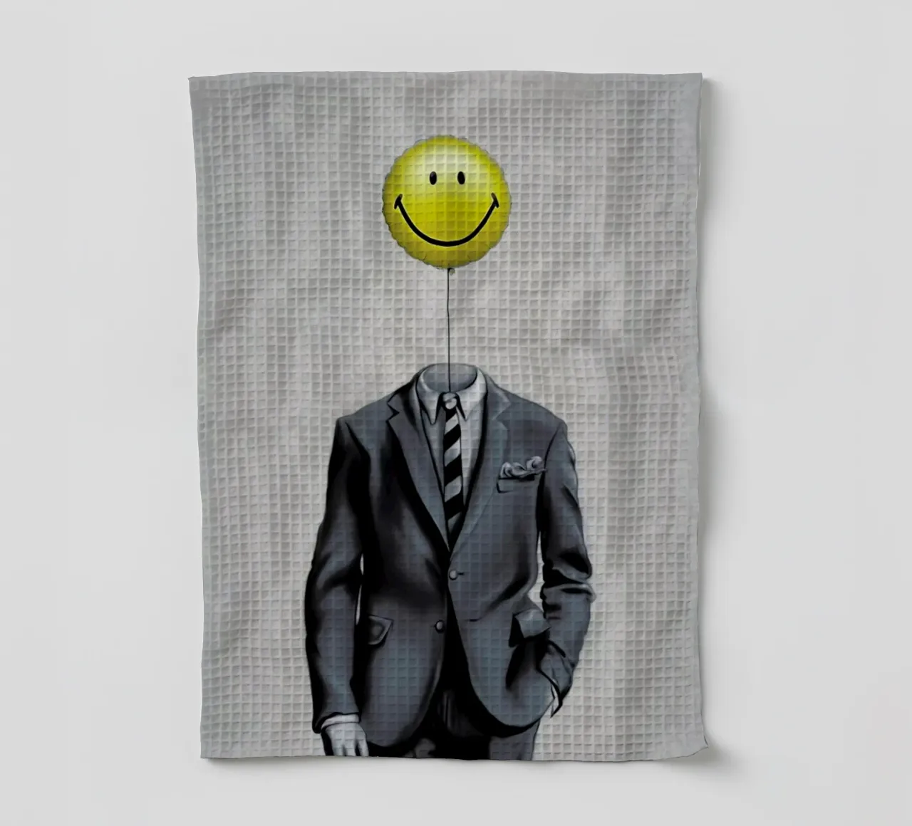 Mr Smiley canovaccio da cucina da Davies Babies