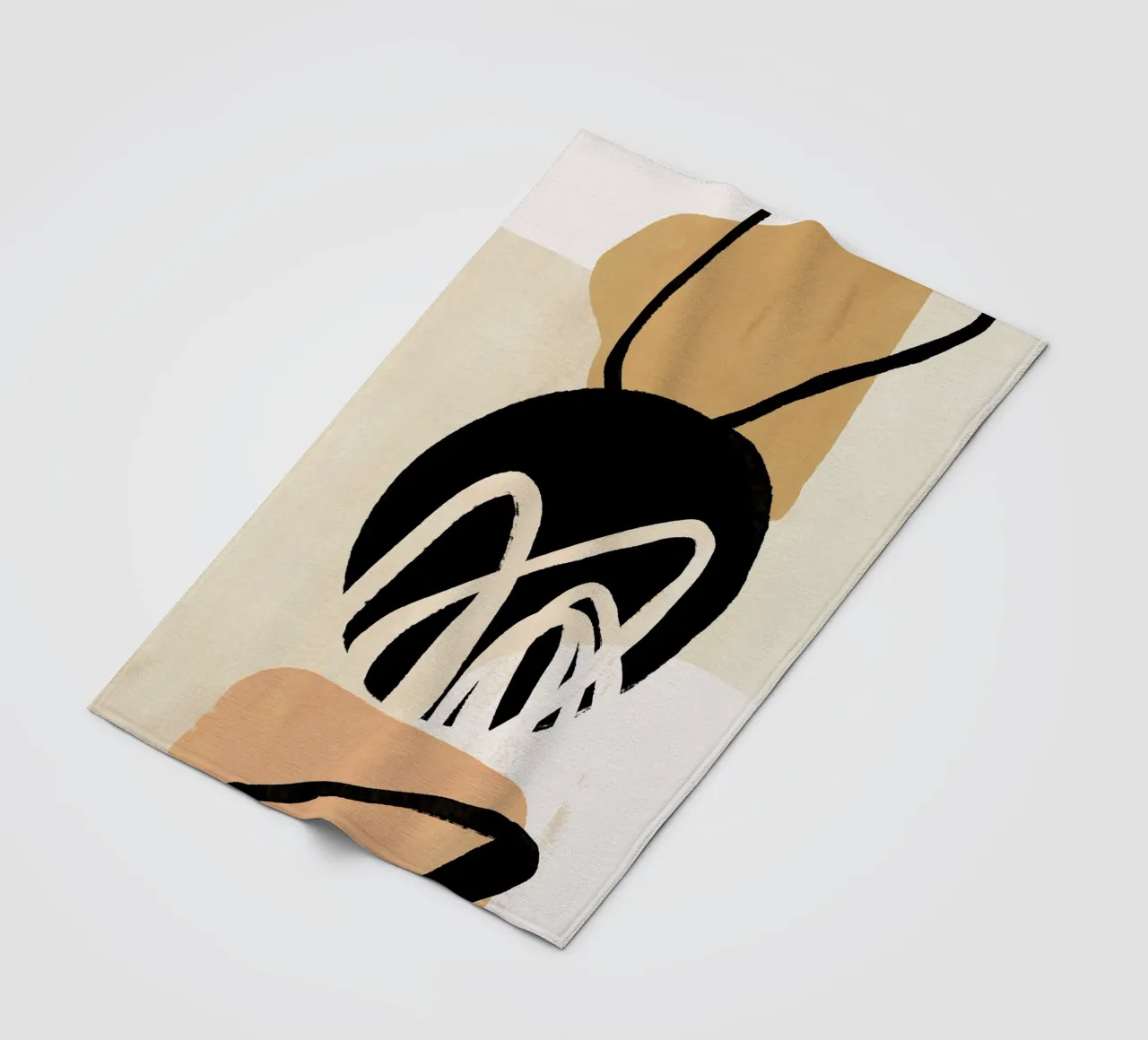 L'Abstraction No 1 coperta in pile da treechild