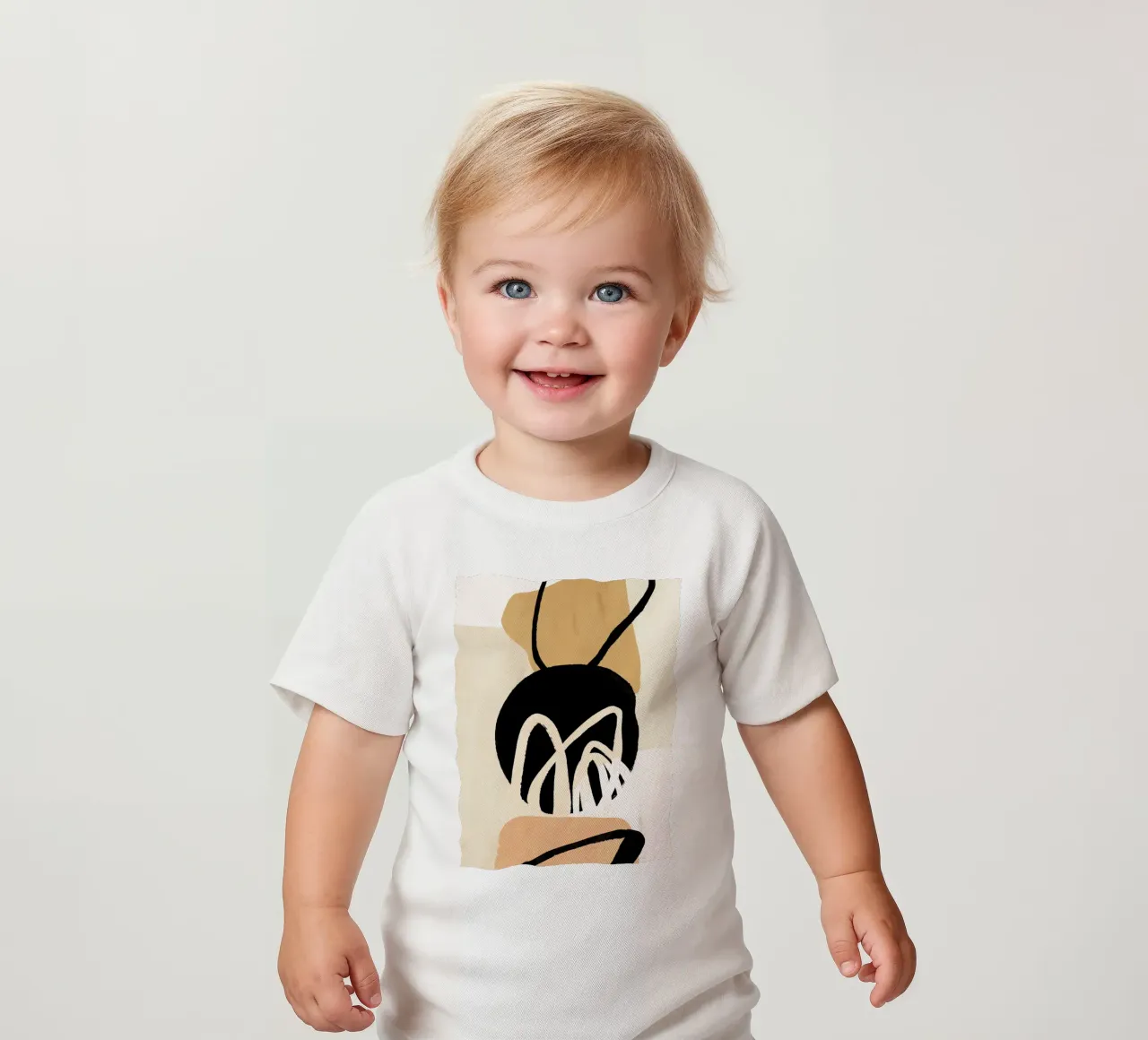 L'Abstraction No 1 baby t-shirt by treechild