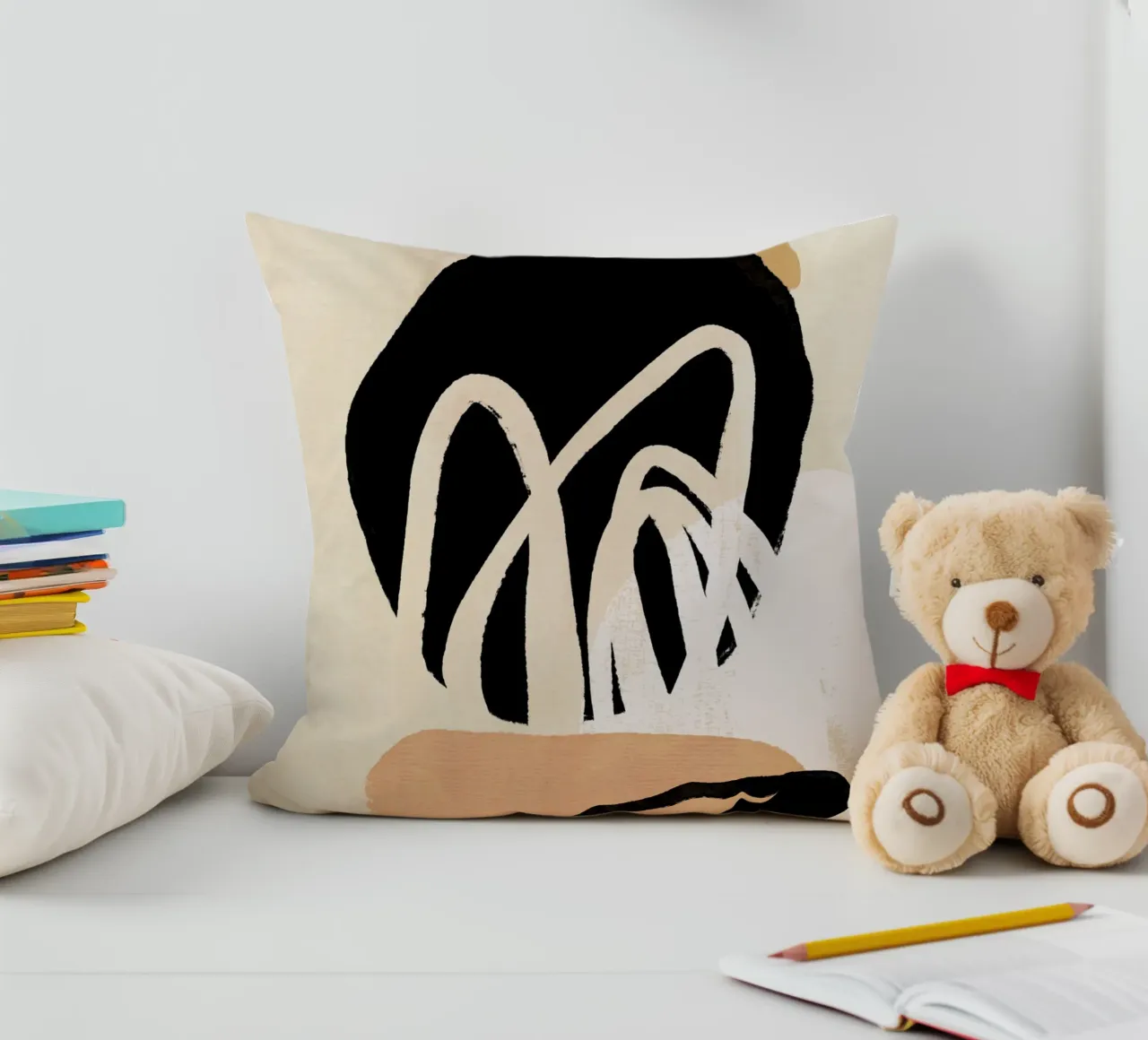 L'Abstraction No 1 Kissen von treechild