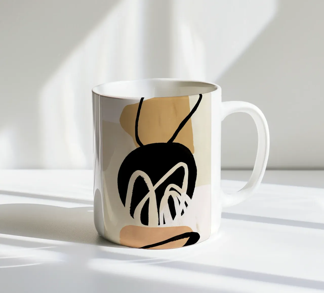 L'Abstraction No 1 tazza in ceramica da treechild