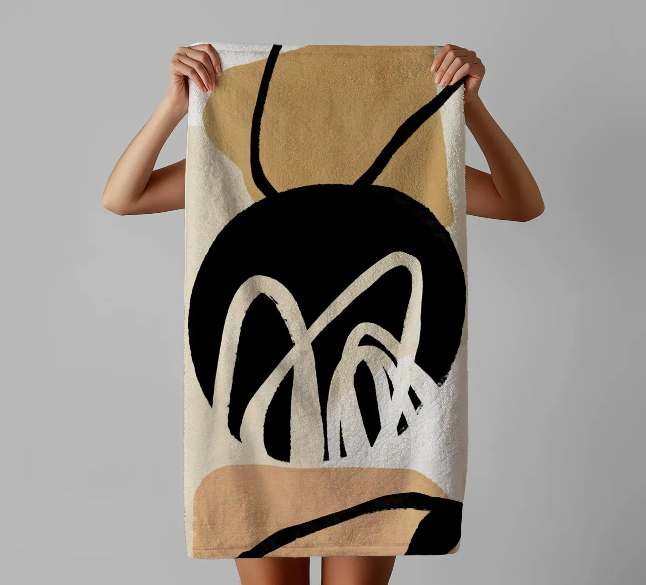 L'Abstraction No 1 Handtuch von treechild