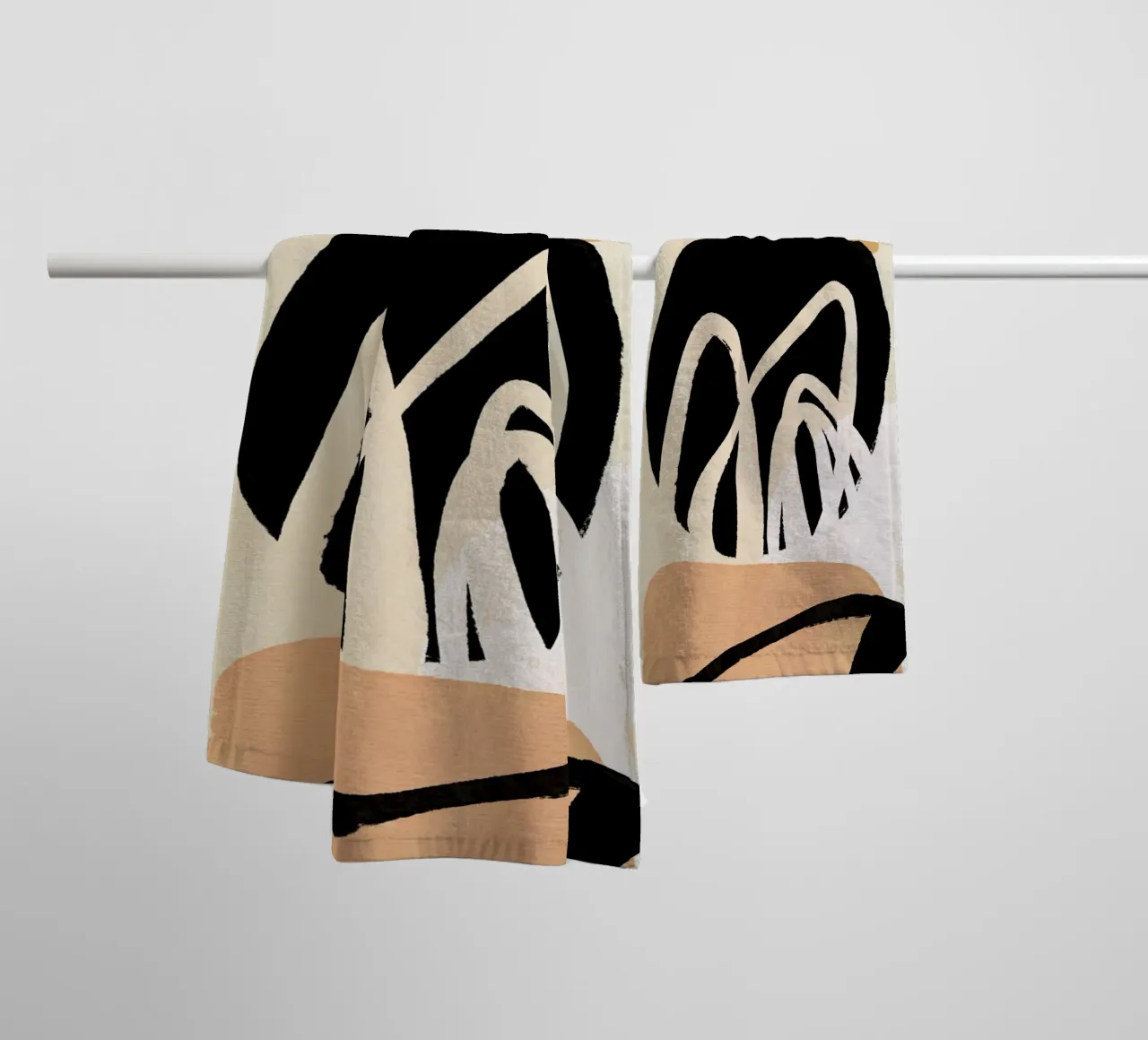 L'Abstraction No 1 Handtuch von treechild