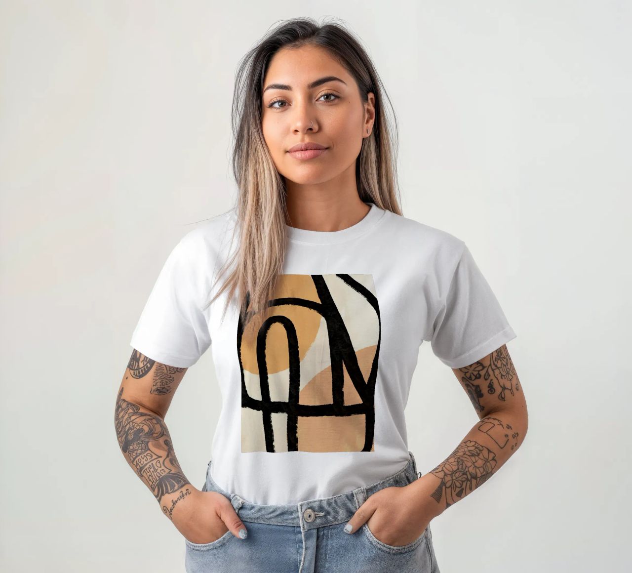 L'Abstraction No 2 t-shirt da treechild