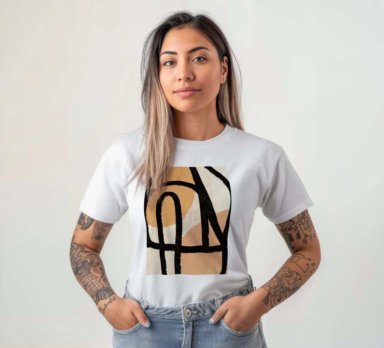 L'Abstraction No 2 t-shirt by treechild