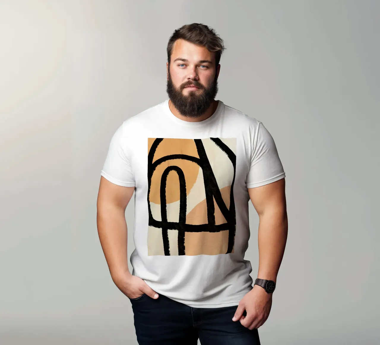 L'Abstraction No 2 t-shirt de treechild
