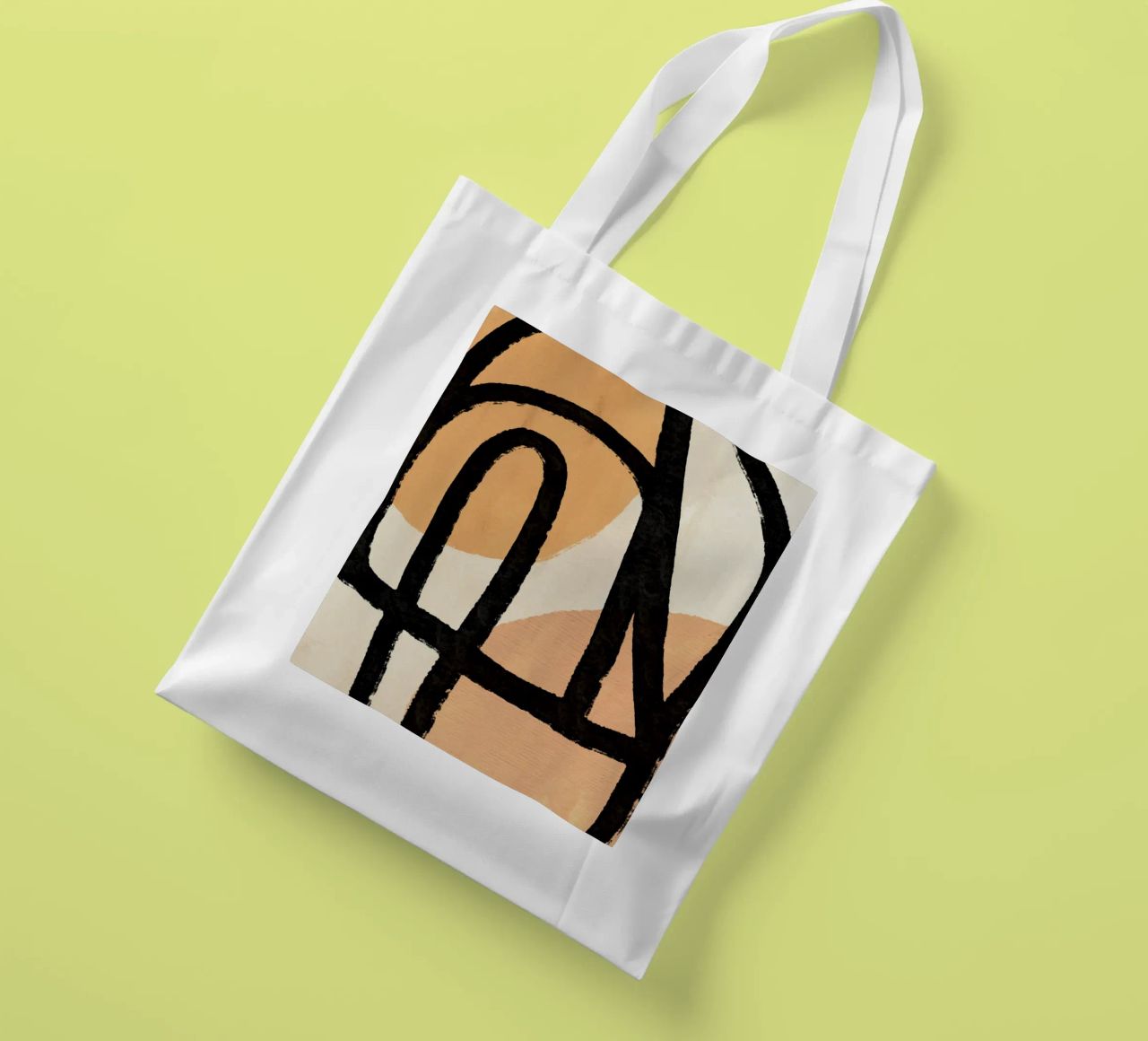 L'Abstraction No 2 borsa in juta da treechild